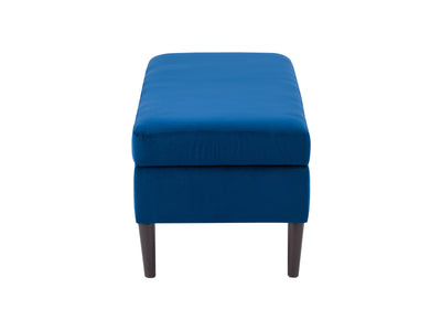 blue Velvet Storage Bench Perry Collection product image by CorLiving#color_perry-blue