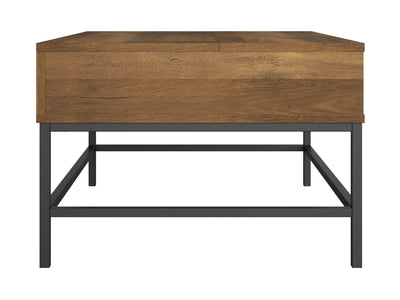 brown Farmhouse Lift Top Coffee Table Fort Worth Collection product image by CorLiving#color_fort-worth-brown-wood