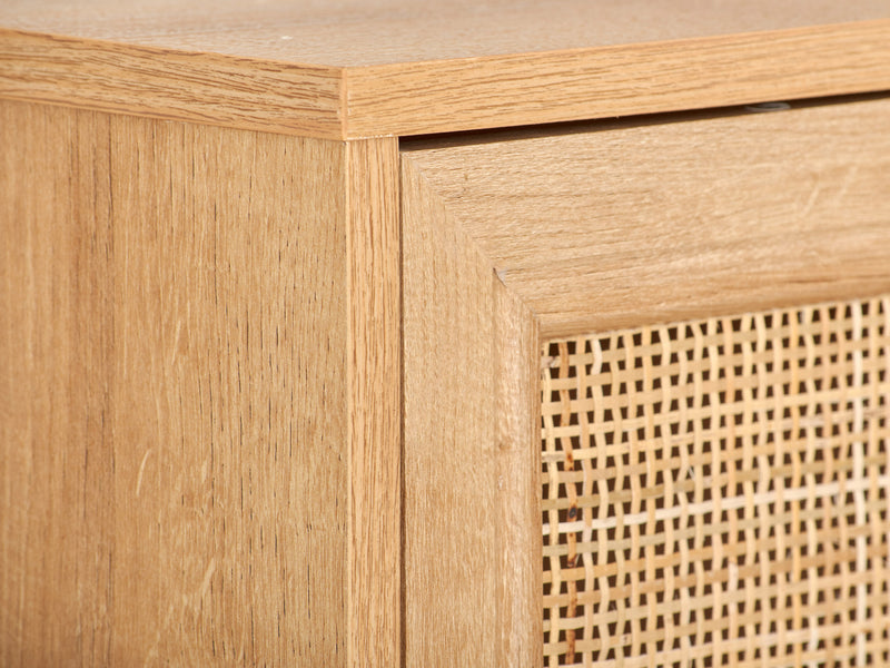 light brown Wood Sideboard Buffet Emmett Collection detail image by CorLiving