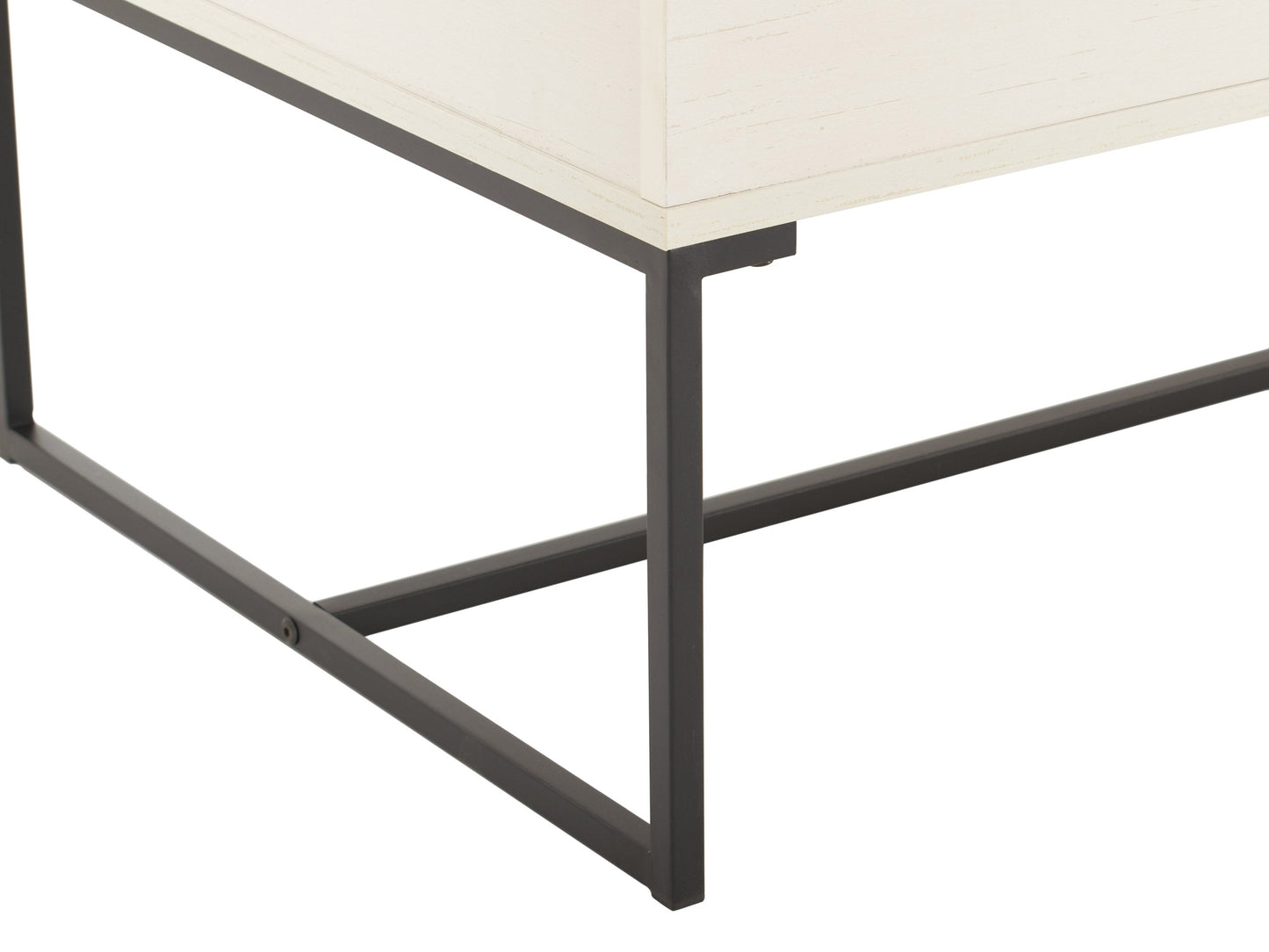 White lift top coffee table with a sleek design, featuring a glossy white finish, hidden storage compartment, and sturdy metal legs. Ideal for modern living rooms seeking functional, stylish furniture.