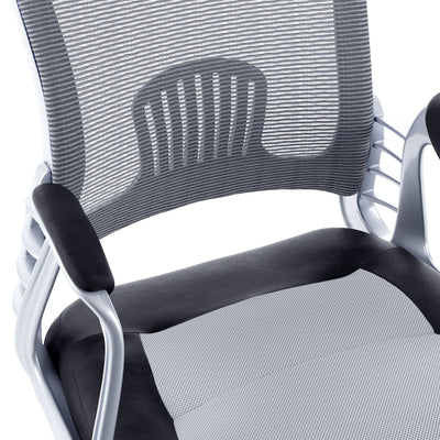 grey Swivel Office Chair Quinn Collection detail image by CorLiving#color_grey