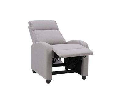 light grey Push Back Recliner Ophelia Collection product image by CorLiving#color_light-grey