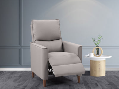 light grey Mid Century Recliner Alder Collection lifestyle scene by CorLiving#color_light-grey