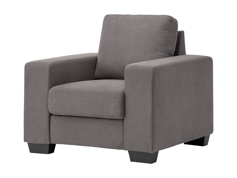 dark grey Grey Accent Chair Lyon Collection product image by CorLiving