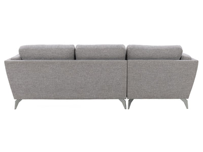 light grey L Shaped Sofa, Left Facing Lansing Collection product image by CorLiving#color_light-grey