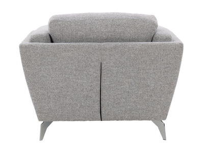 light grey Upholstered Armchair Lansing Collection product image by CorLiving#color_lansing-light-grey