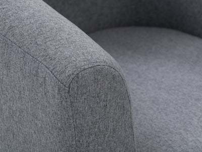 grey Tub Chair Elewood Collection detail image by CorLiving#color_elewood-grey