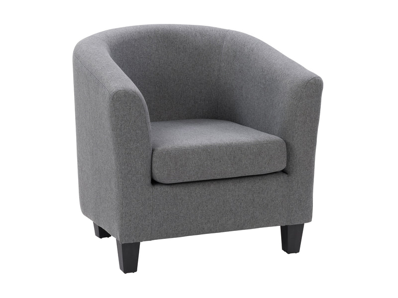 grey Tub Chair Elewood Collection product image by CorLiving