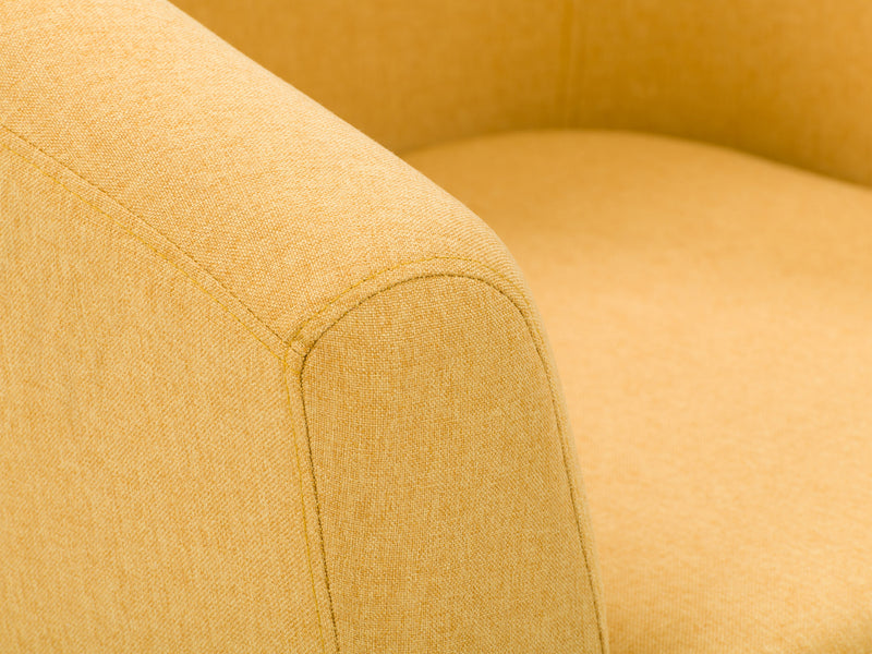 yellow Tub Chair Elewood Collection detail image by CorLiving