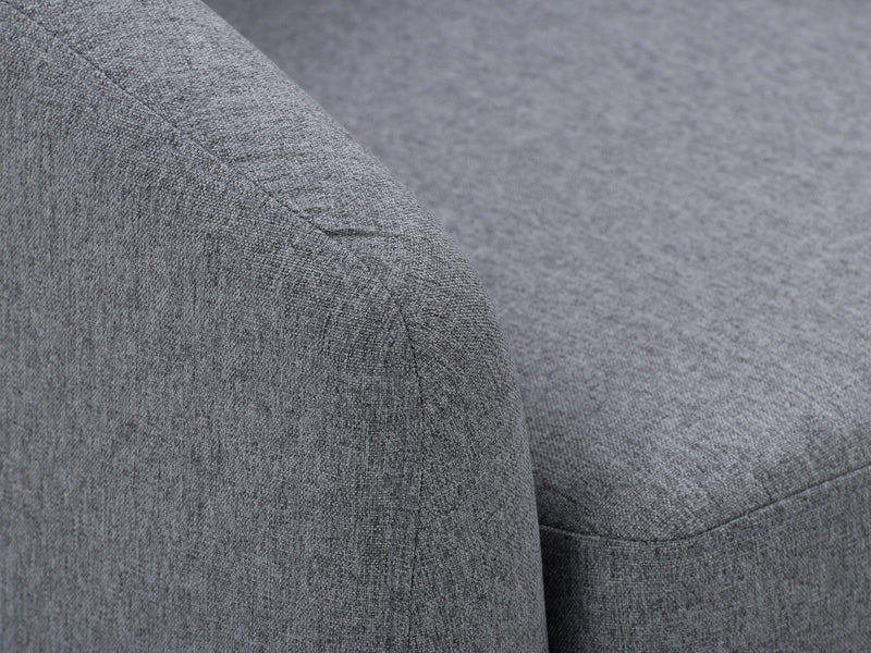 grey Tub Chair Eliza Collection detail image by CorLiving