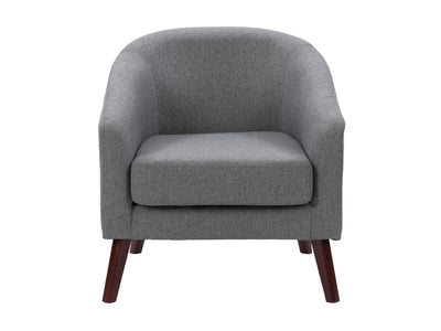 grey Tub Chair Eliza Collection product image by CorLiving#color_eliza-grey