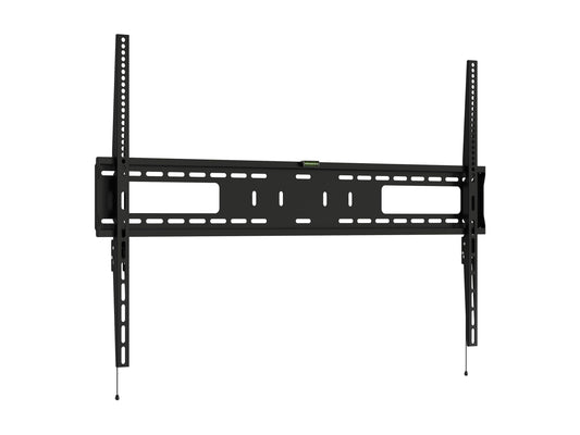 Alt Tag: 
"Black fixed wall mount for large TVs up to 100 inches, sturdy metal construction with adjustable brackets and secure locking mechanism for optimal viewing angles."