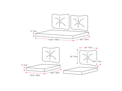 Replacement Cushion Set 7pc