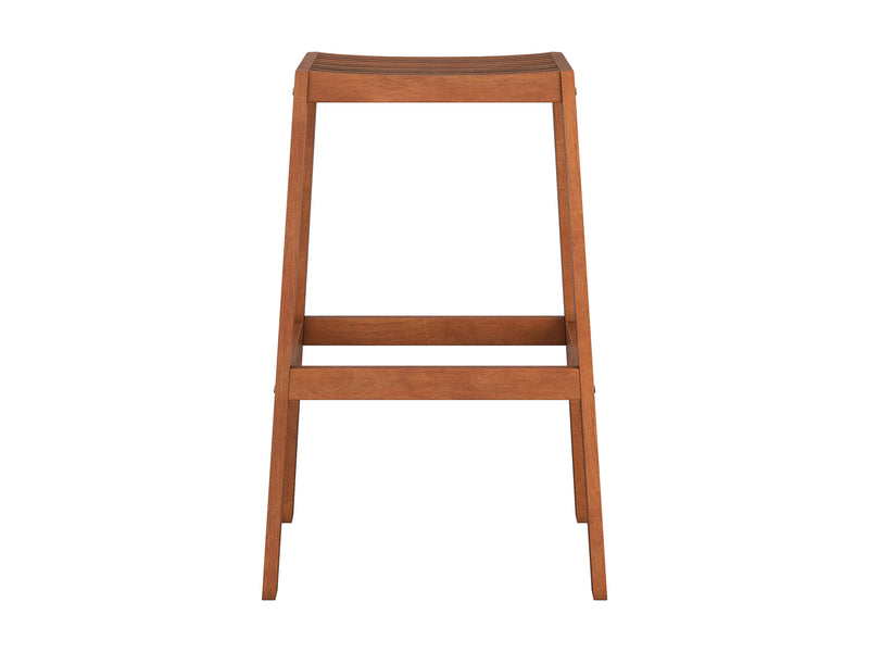 brown Natural Wood Bar Stools, Set of 2 Miramar Collection product image by CorLiving