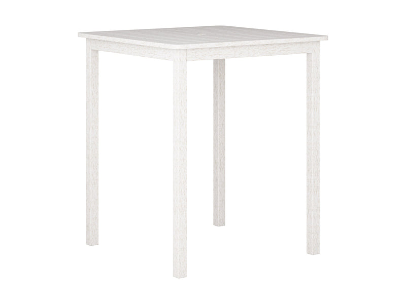 white Outdoor Bar Height Table Miramar Collection product image by CorLiving