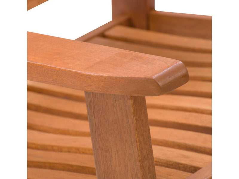 brown Outdoor Rocking Chair Miramar Collection detail image by CorLiving