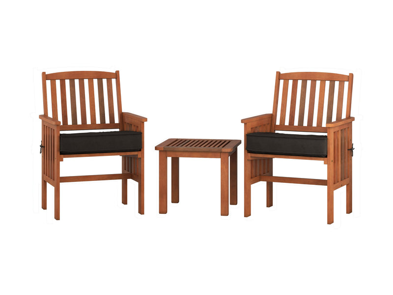 brown 3 Piece Patio Set Miramar Collection product image by CorLiving