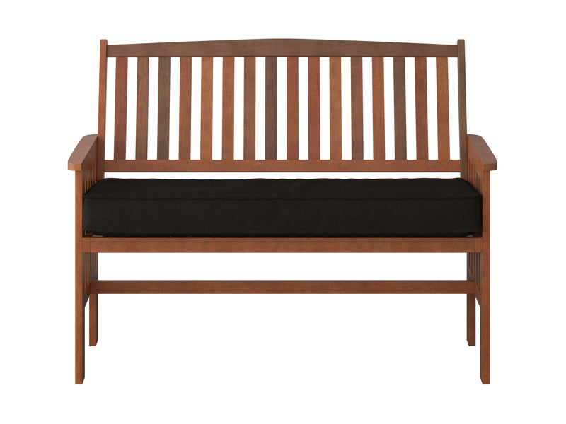 brown Wood Bench with Back Miramar Collection product image by CorLiving