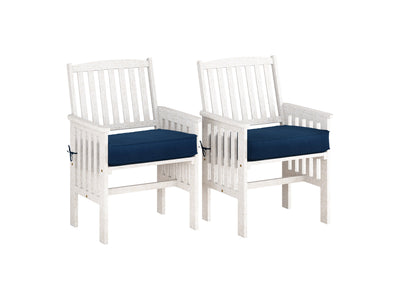 white 3 Piece Patio Set Miramar Collection detail image by CorLiving#color_miramar-washed-white