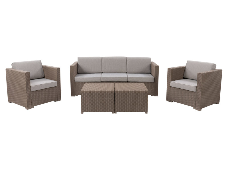 beige 5pc Patio Set Lake Front Collection product image by CorLiving