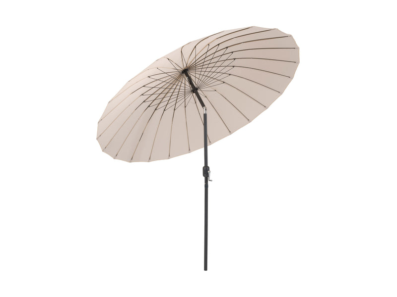 beige parasol umbrella, tilting Sun Shield product image CorLiving