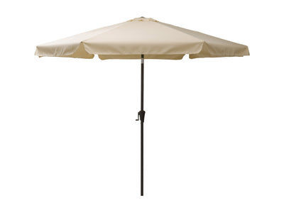 warm white 10ft patio umbrella, round tilting 200 Series product image CorLiving#color_warm-white