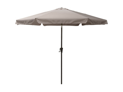 grey 10ft patio umbrella, round tilting 200 Series product image CorLiving#color_grey