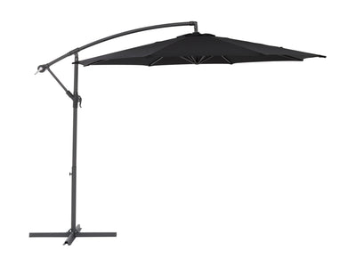 black offset patio umbrella 400 Series product image CorLiving#color_ppu-black