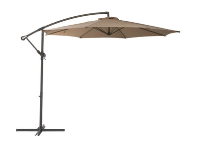 brown offset patio umbrella 400 Series product image CorLiving#color_ppu-brown