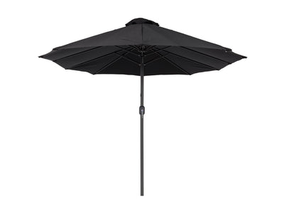 black double patio umbrella, 15ft Bertha collection product image CorLiving#color_black