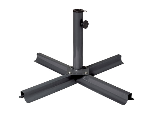 dark grey patio umbrella stand CorLiving product image CorLiving