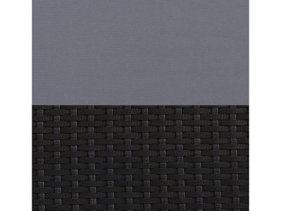 black and ash grey Outdoor Wicker Sofa, 3pc Parksville Collection detail image by CorLiving#color_black-and-ash-grey