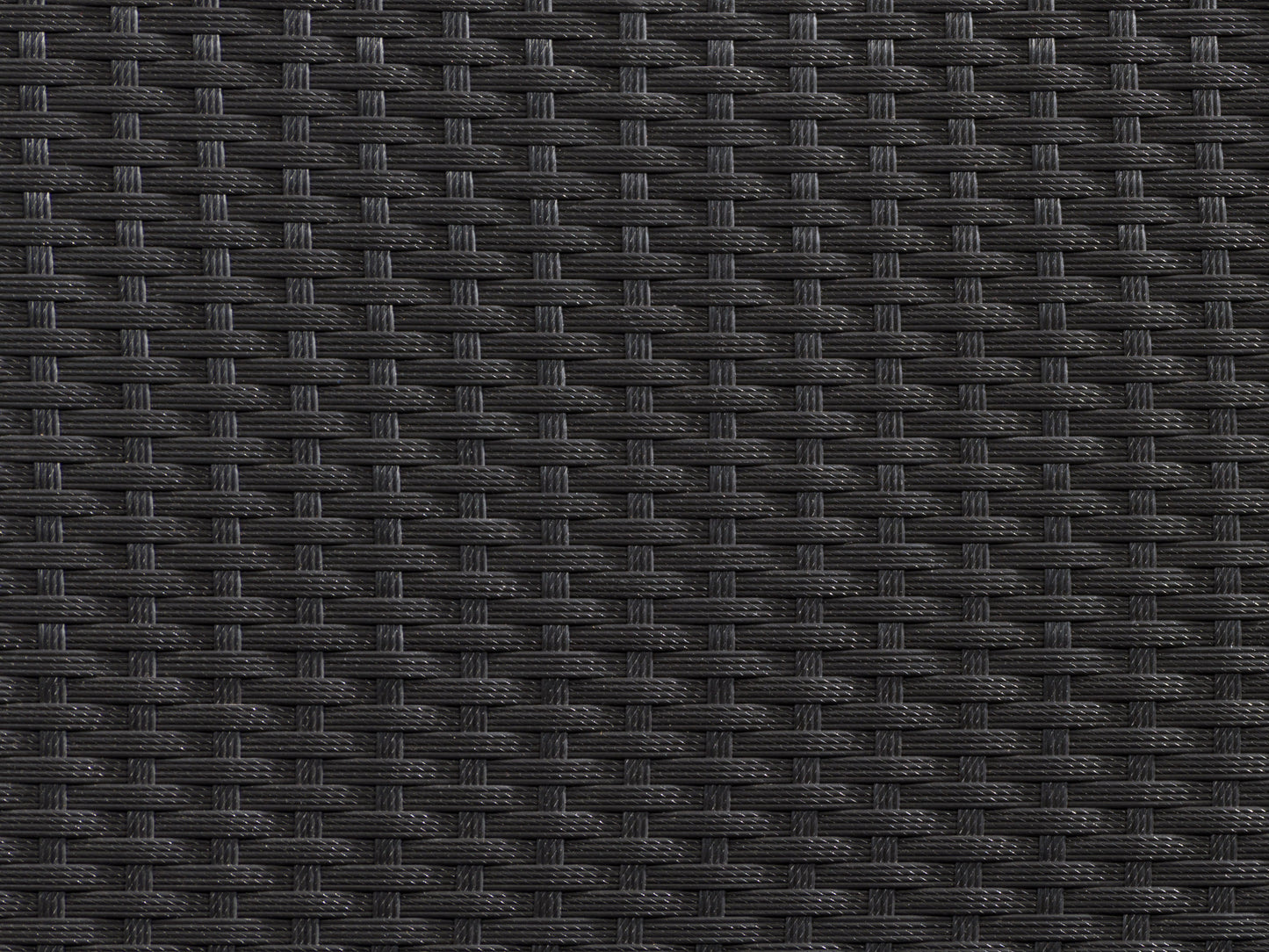 Gray wicker patio storage box with a flat lid, featuring a weather-resistant design and ample storage space, ideal for outdoor cushions and gardening tools.