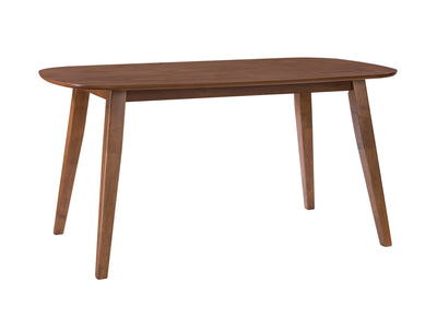 hazelnut Mid Century Modern Dining Table Tiffany Collection product image by CorLiving#color_hazelnut