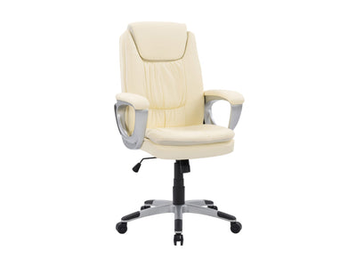 Cream Office Chair Carson Collection product image by CorLiving#color_cream