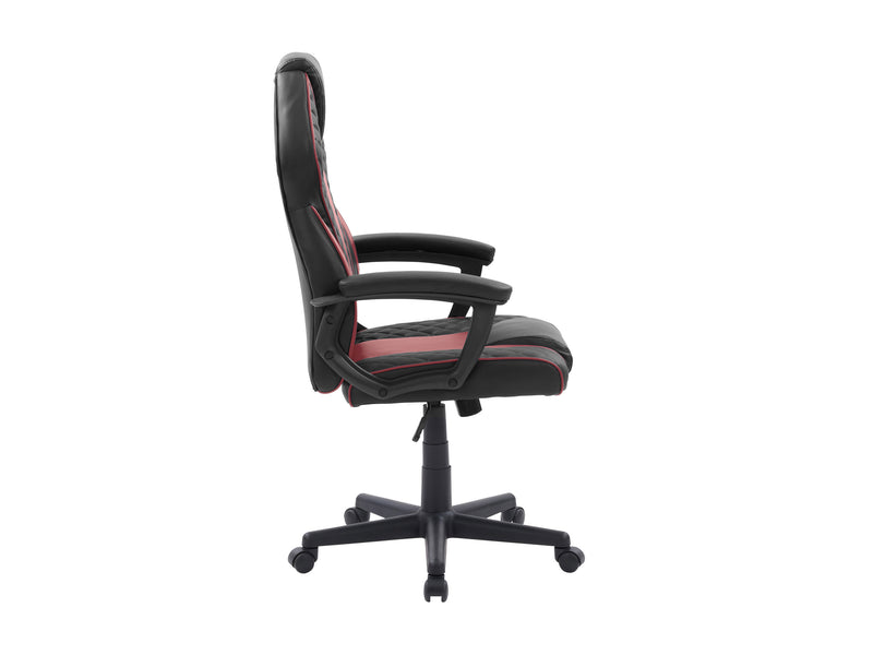 red and black Ergonomic Gaming Chair Thrasher Collection product image by CorLiving