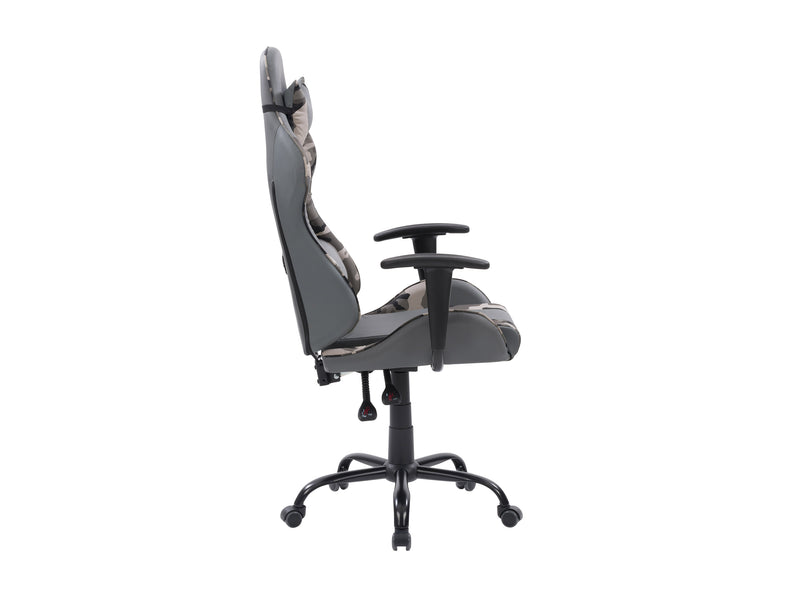 grey and camo Recliner Gaming Chair Predator Collection product image by CorLiving