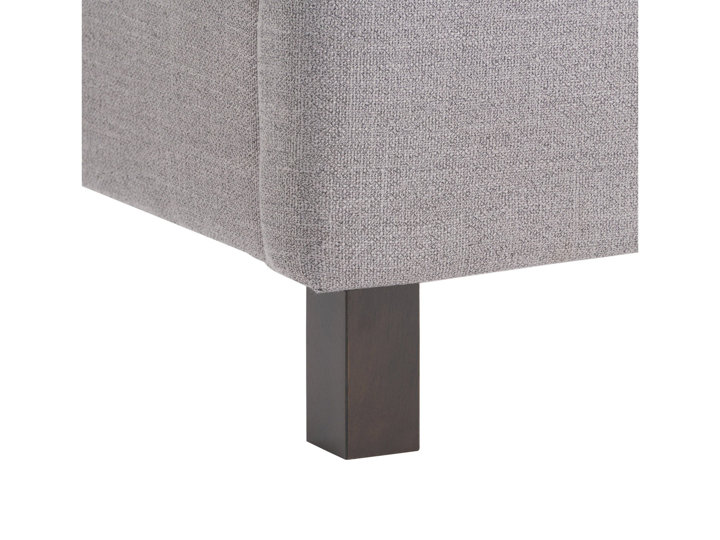 Tufted king bed with slats in grey fabric, featuring a plush, button-tufted headboard, wooden frame, and sturdy slats for mattress support. Ideal for modern bedrooms seeking a stylish and comfortable centerpiece.