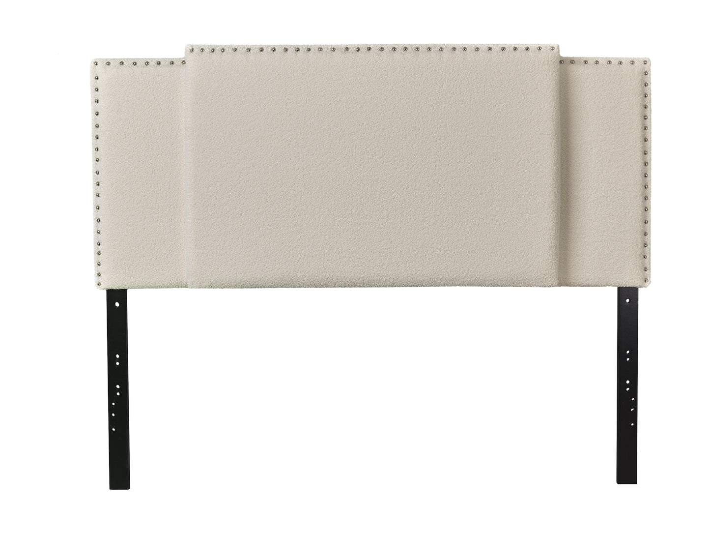 Off-White Boucle Expandable Headboard