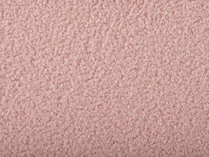 Pink Boucle Single Bed