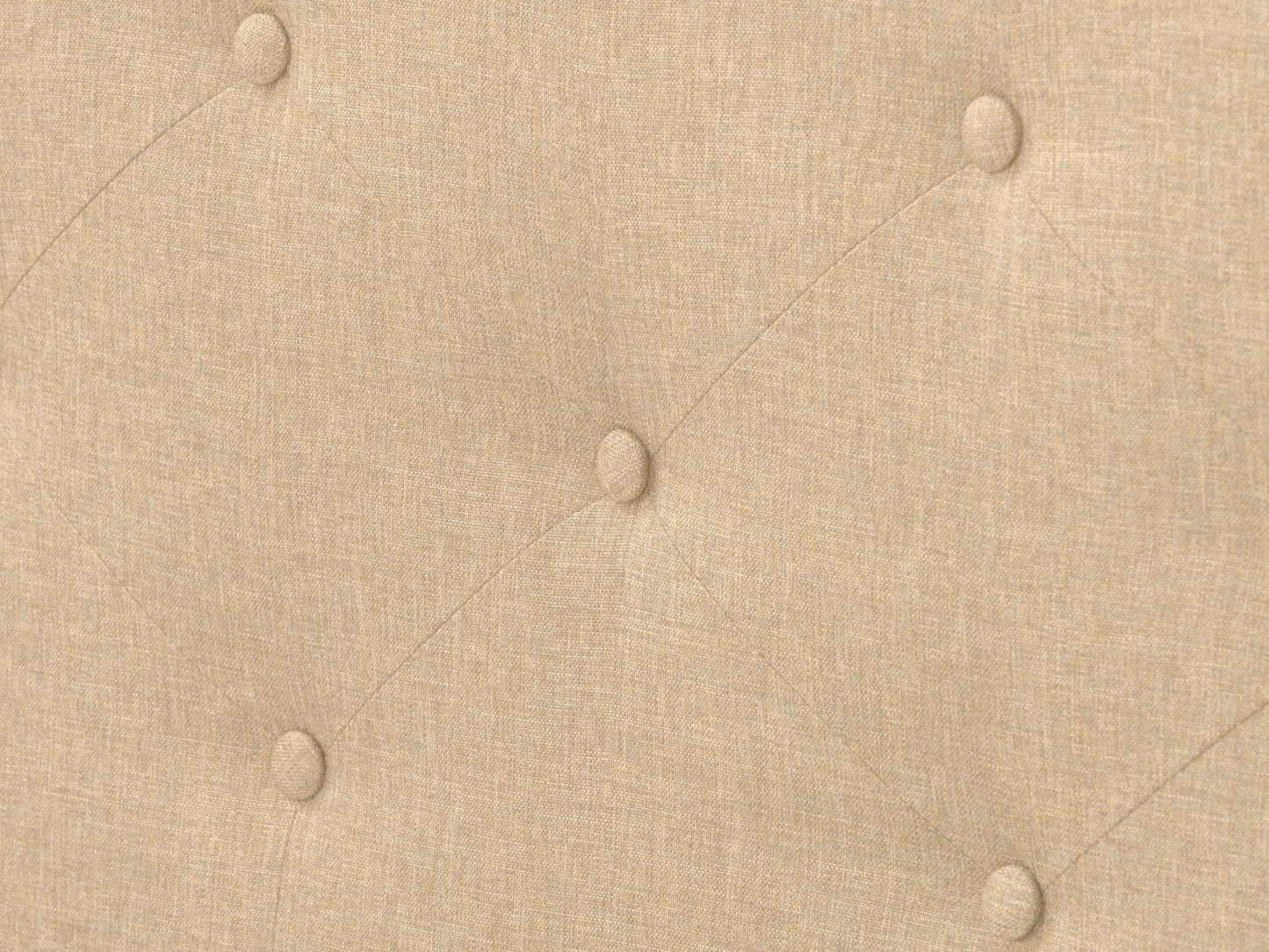 Button-Tufted Upholstered Queen Bed