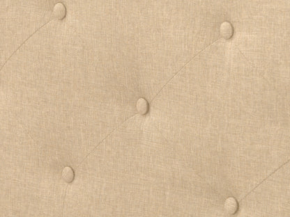 Button-Tufted Upholstered Queen Bed