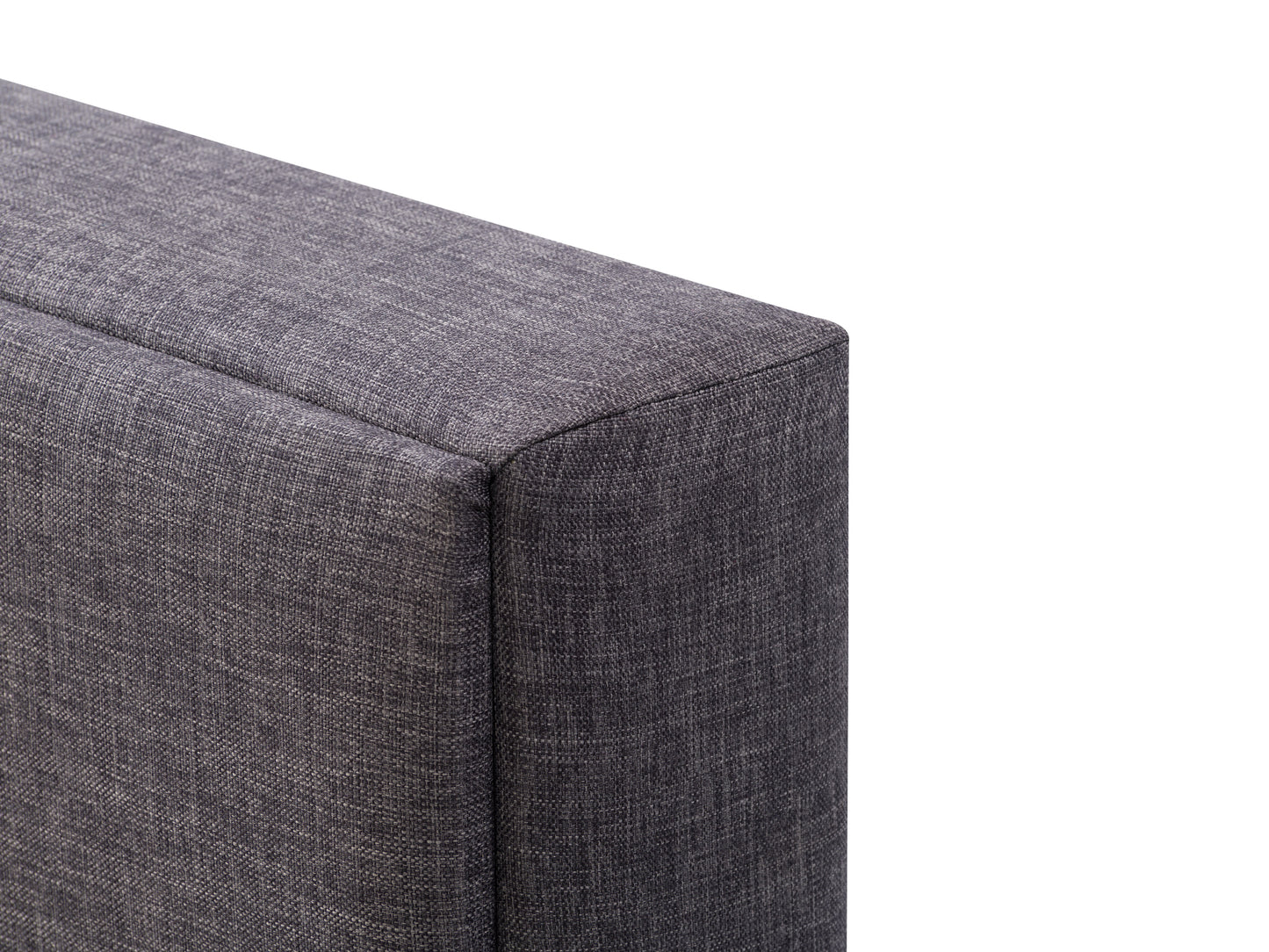 Dark Grey Tufted Upholstered Bed, Queen