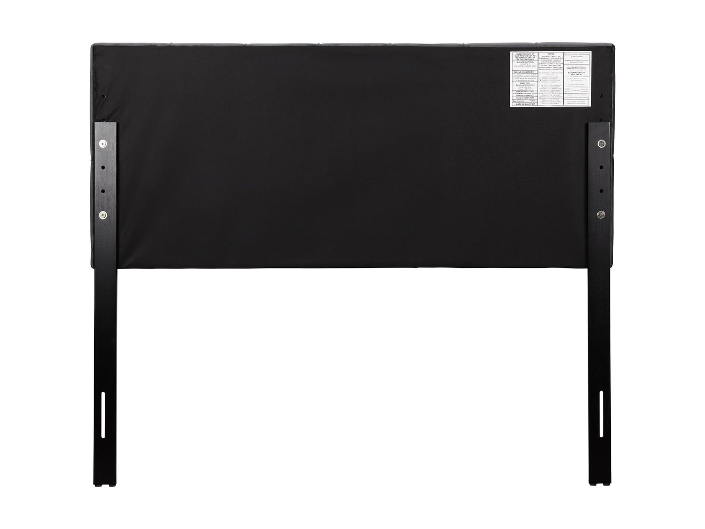 Dark grey velvet headboard for full/double bed with tufted design, soft texture, and elegant finish. Perfect for adding a sophisticated touch to bedroom decor.
