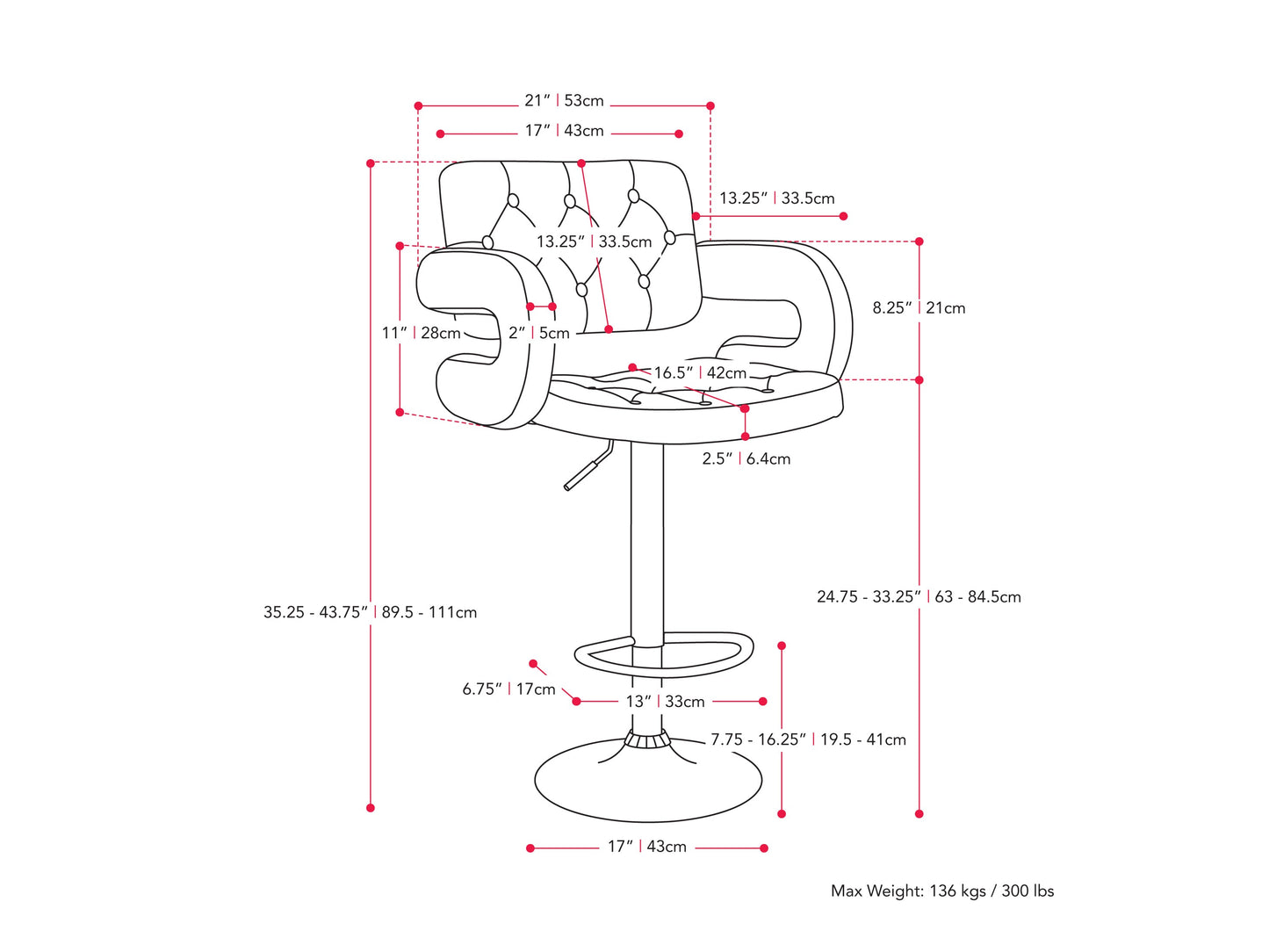 Set of 2 oatmeal-colored bar stools with arms, featuring plush fabric upholstery, wooden legs, and a footrest bar, perfect for kitchen counters or home bars.