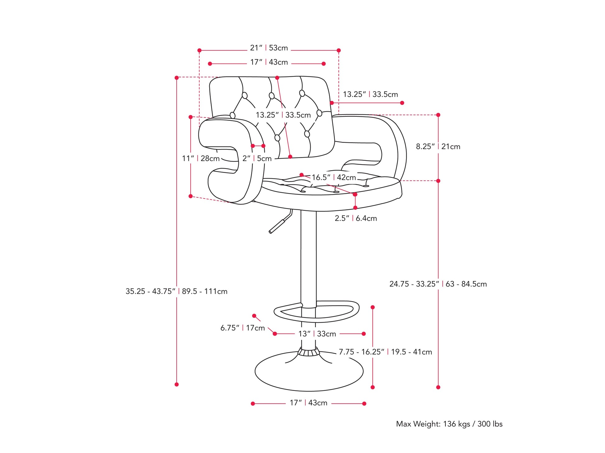 Set of 2 oatmeal-colored bar stools with arms, featuring plush fabric upholstery, wooden legs, and a footrest bar, perfect for kitchen counters or home bars.