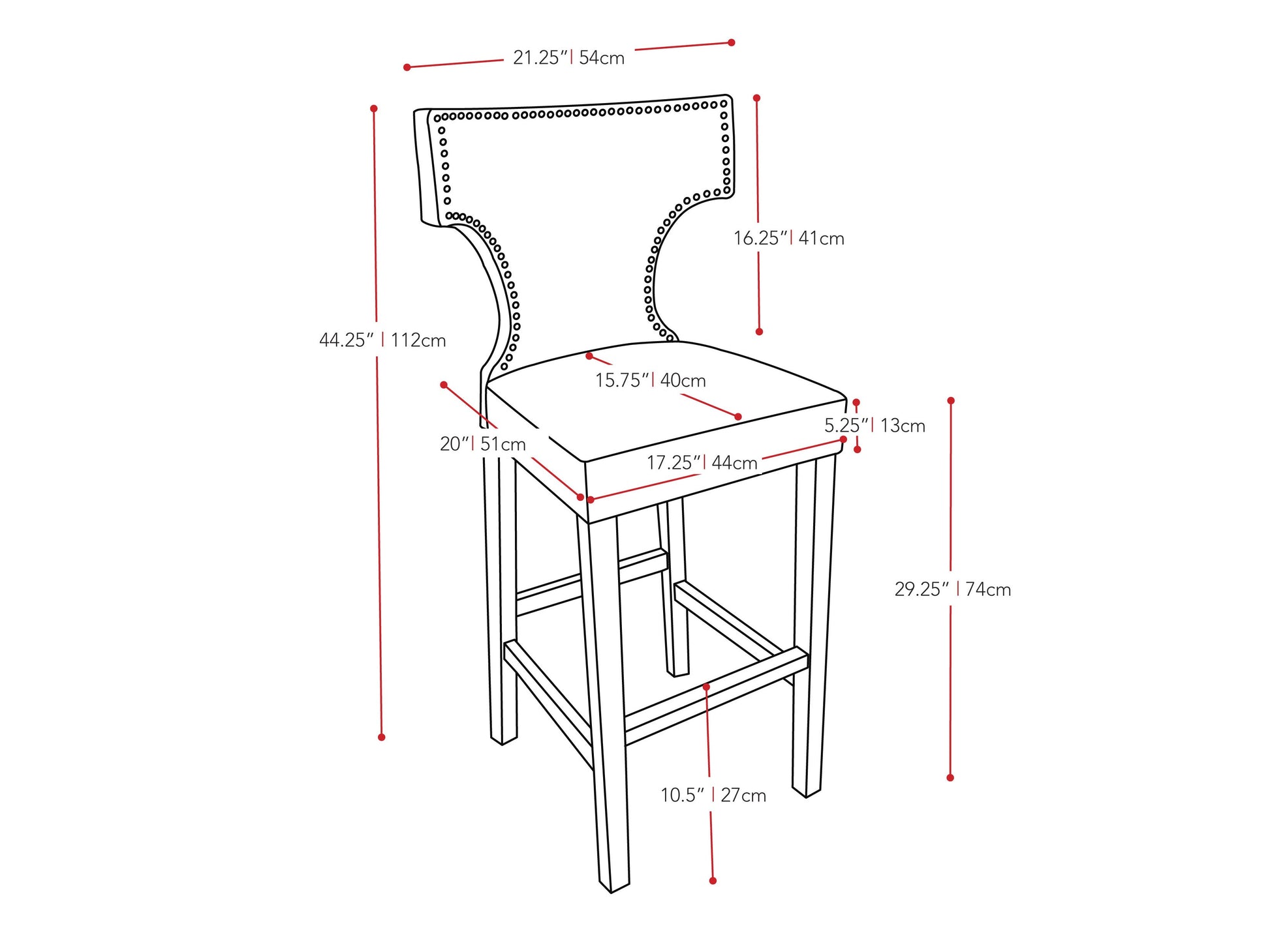 Set of 2 black bar height bar stools with sleek metal frames, cushioned seats, and footrests. Modern design with durable materials ideal for kitchen islands or home bars.