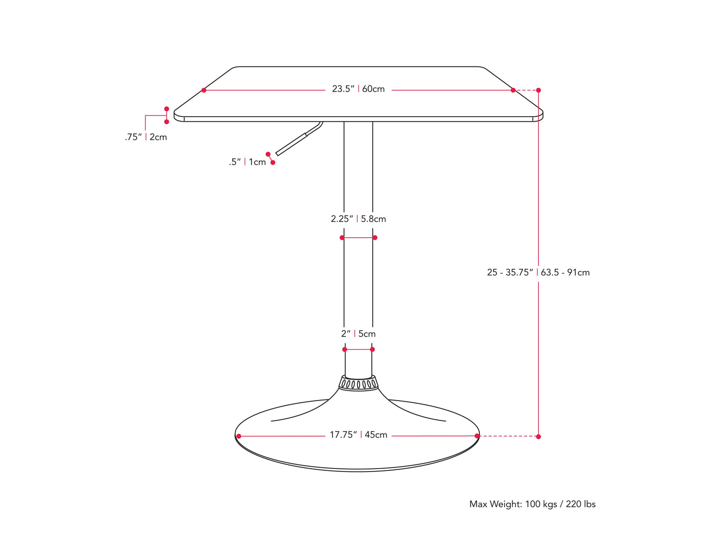 Sleek white adjustable height square bar table with chrome base, modern design, smooth finish, perfect for kitchen or bar area.