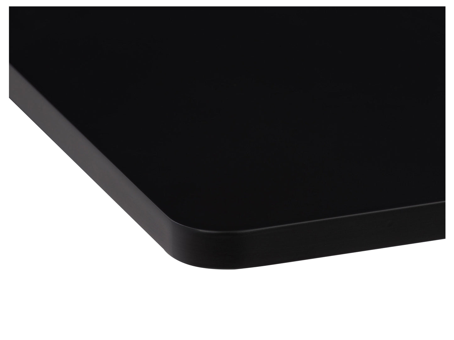 Adjustable height bar table with a square black top and sleek metal frame, featuring a modern design, sturdy construction, and smooth finish, perfect for contemporary kitchen or home bar settings.