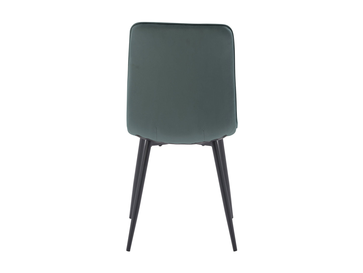 Velvet upholstered dining chairs in teal grey, set of 2, featuring sleek metal legs, plush velvet fabric, and ergonomic design for dining room or kitchen.